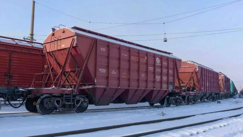 Миллион тонн зерна нового урожая отгружен в декабре казахстанскими железнодорожниками